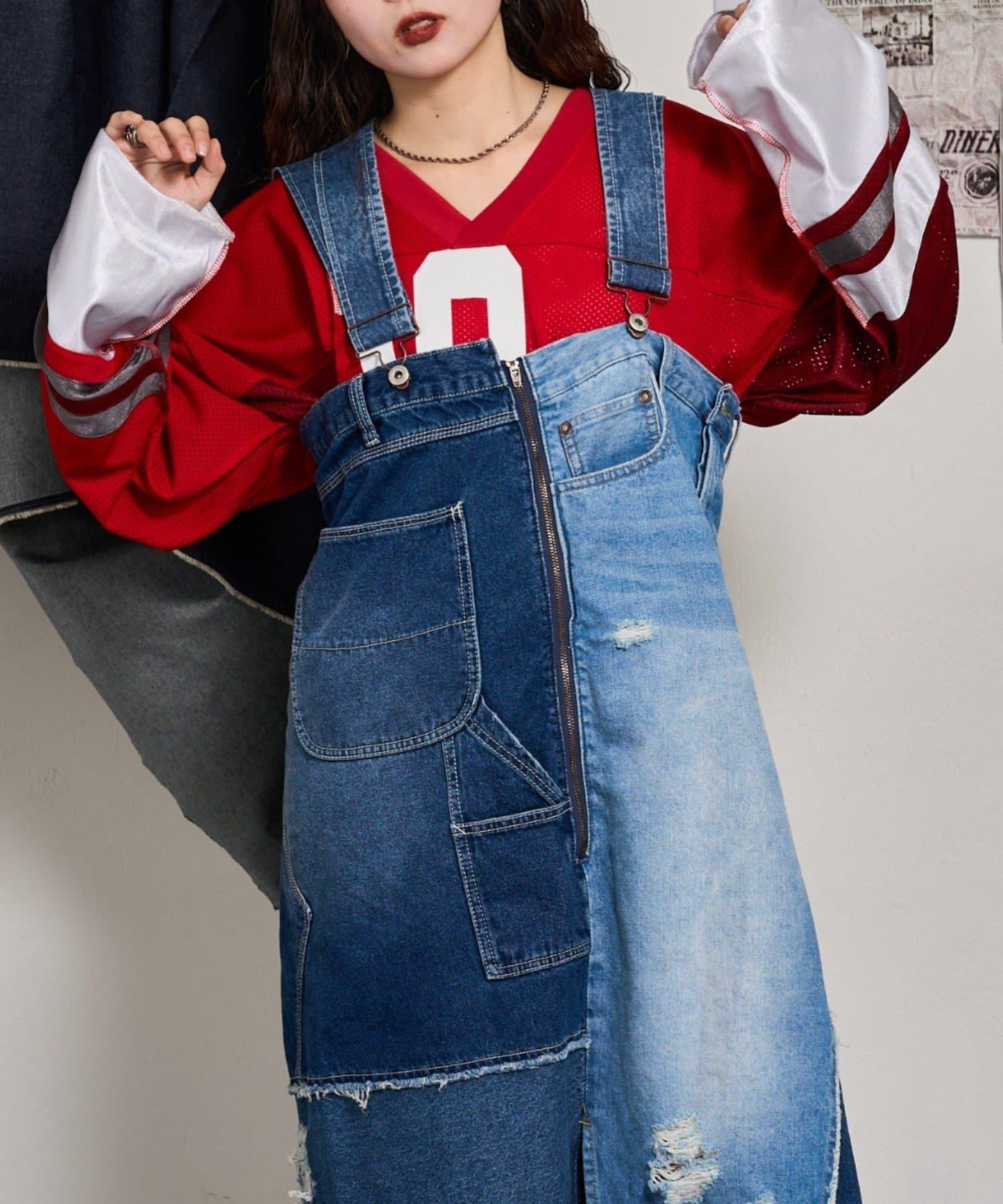 【etsita】改良版牛仔連衣裙