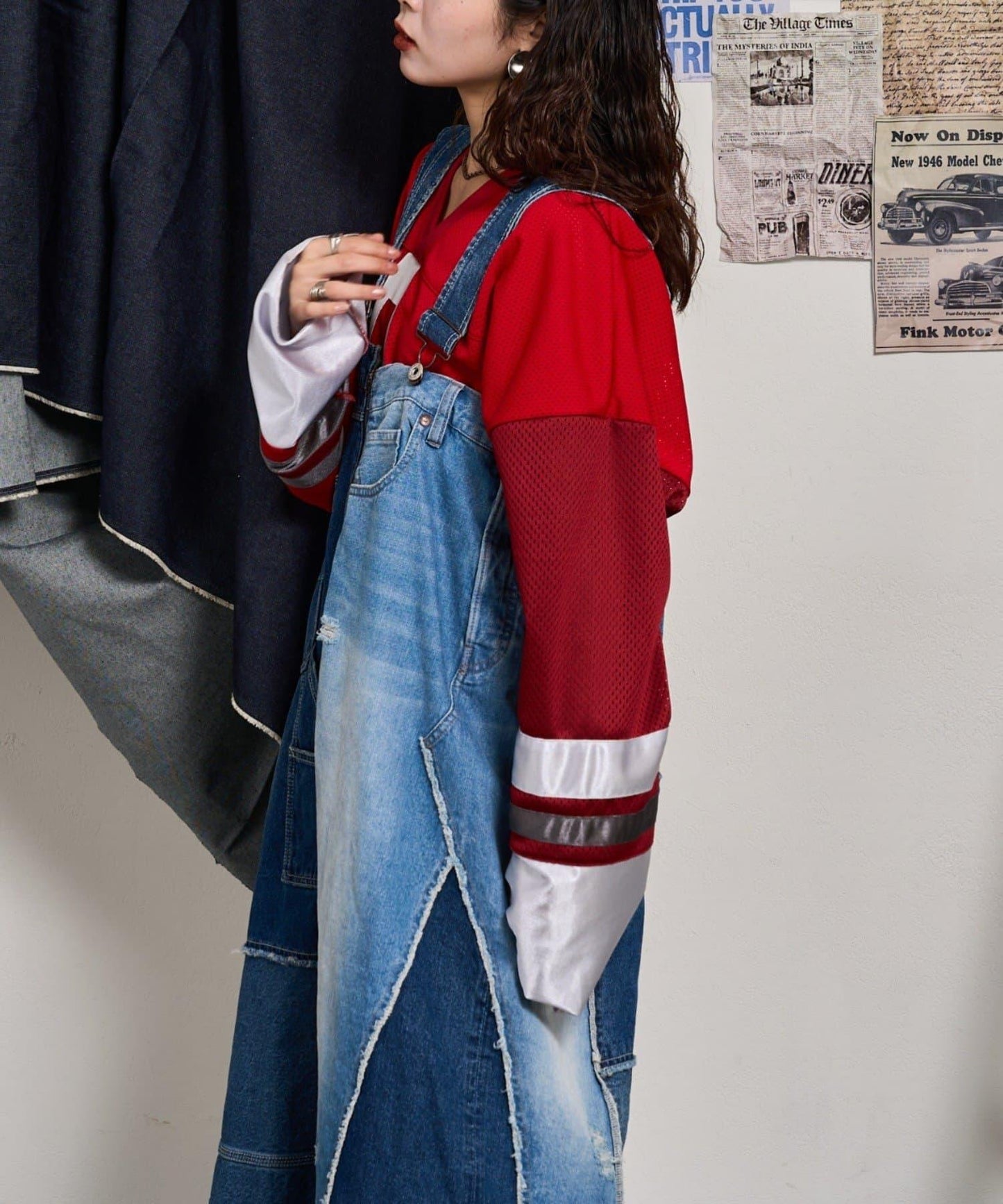 【etsita】改良版牛仔連衣裙