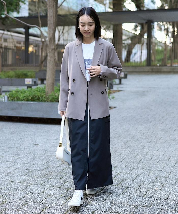 亞麻觸感西裝外套