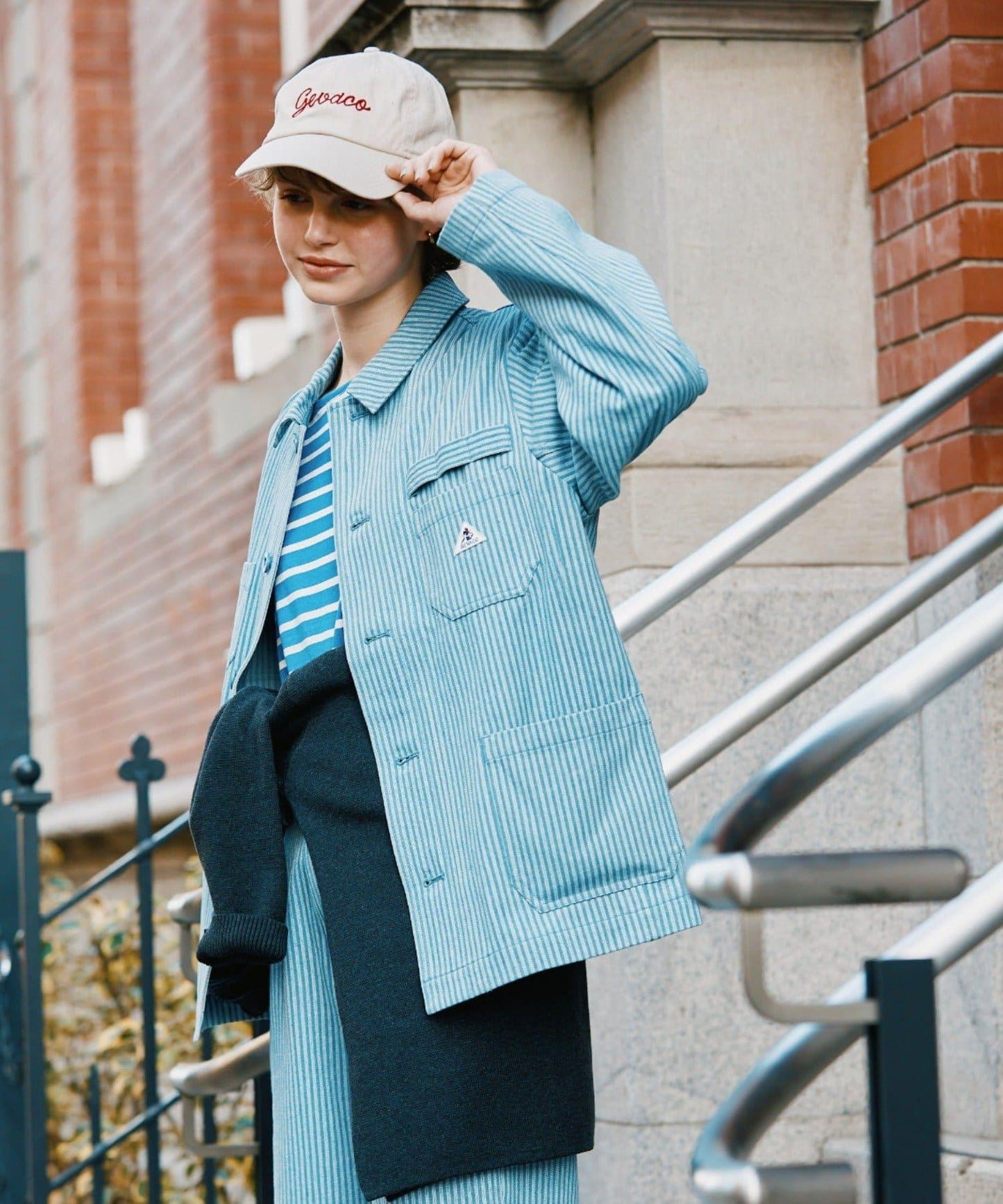 【GEVACO】鏈條刺繡logo帽