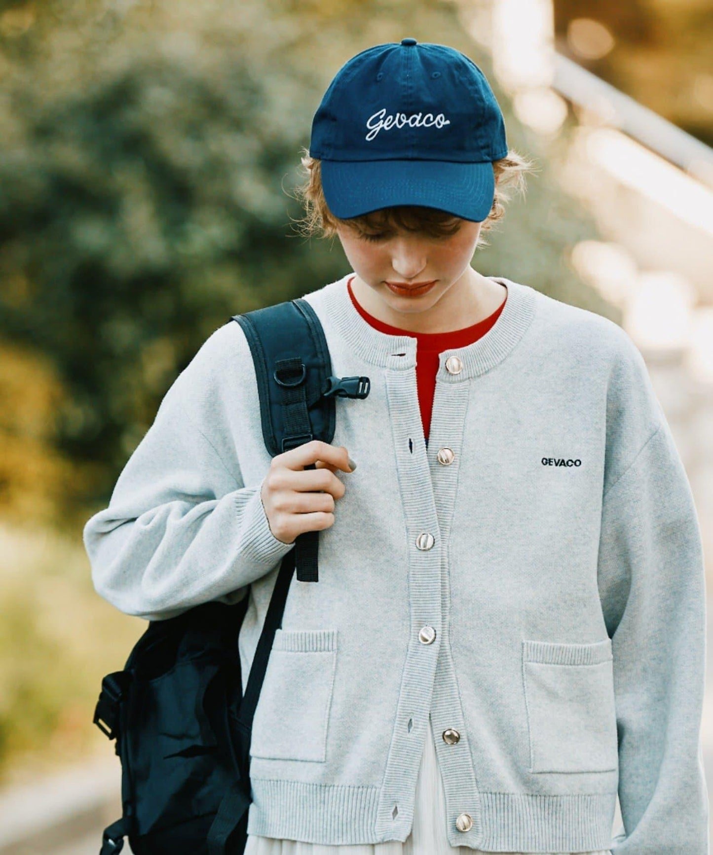 【GEVACO】鏈條刺繡logo帽