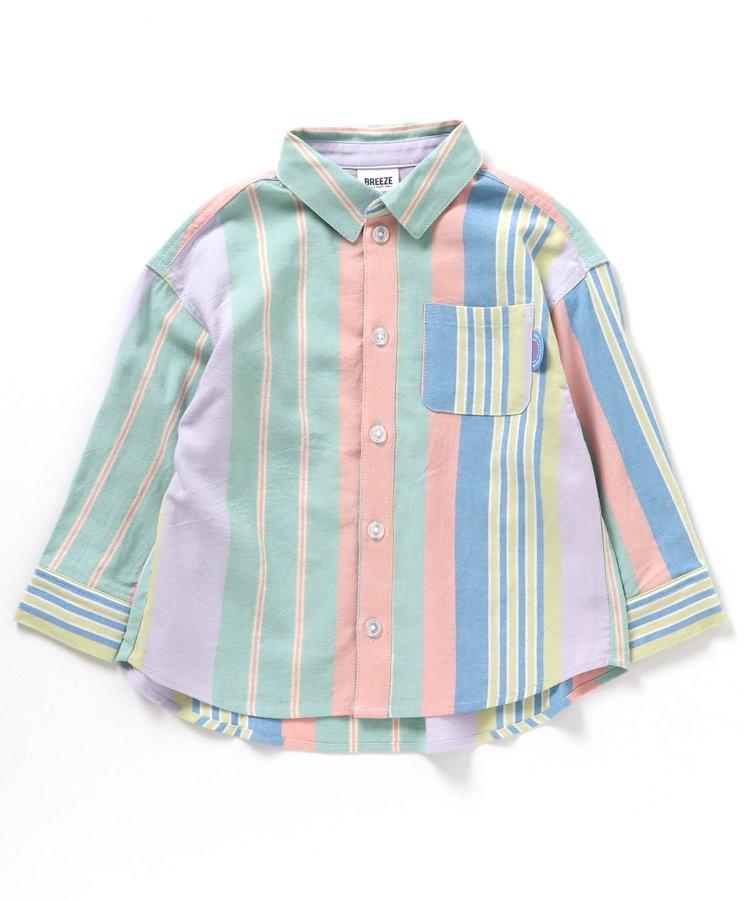 春季彩色條紋襯衫