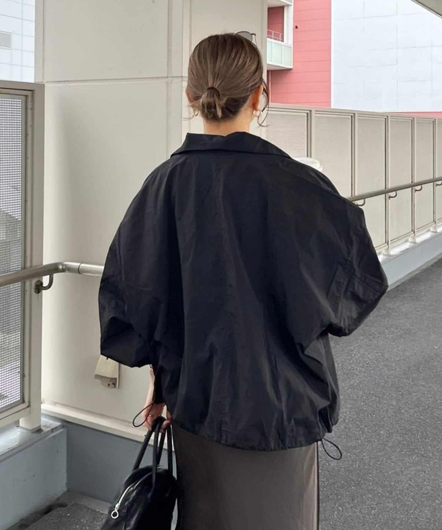 【廟宇計劃】雙面透明尼龍立領夾克