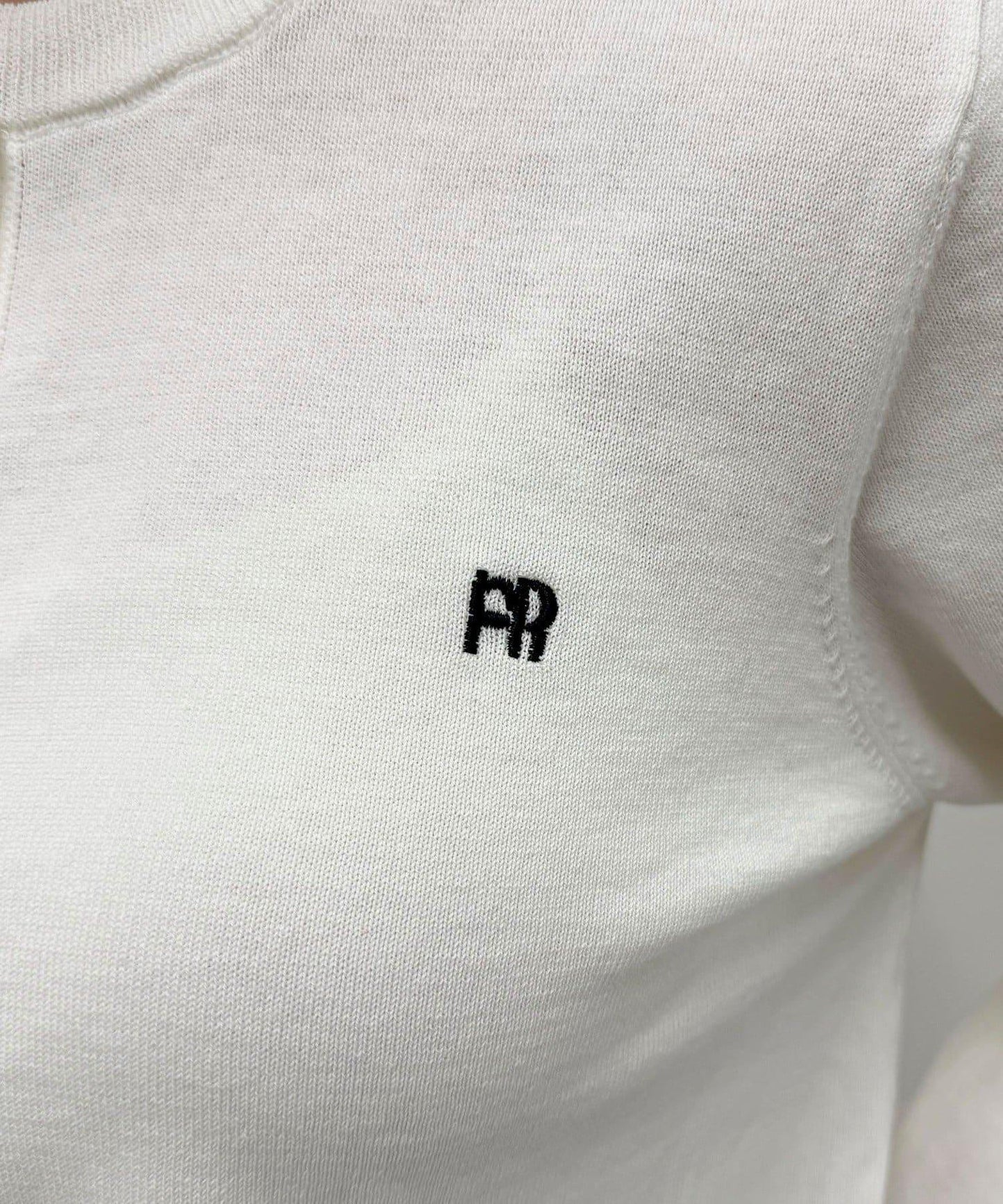 基礎款刺繡開衫衫