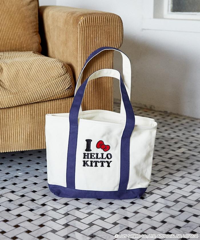 "HELLO KITTY/《Hello Kitty》" 刺繡 托特包 限定推出