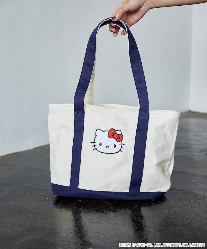 "HELLO KITTY/《Hello Kitty》" 刺繡 托特包 限定推出