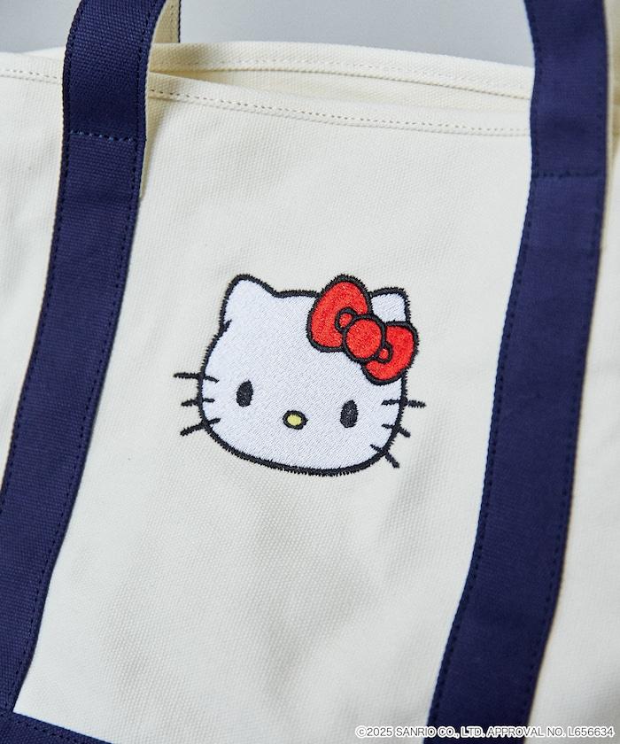 "HELLO KITTY/《Hello Kitty》" 刺繡 托特包 限定推出