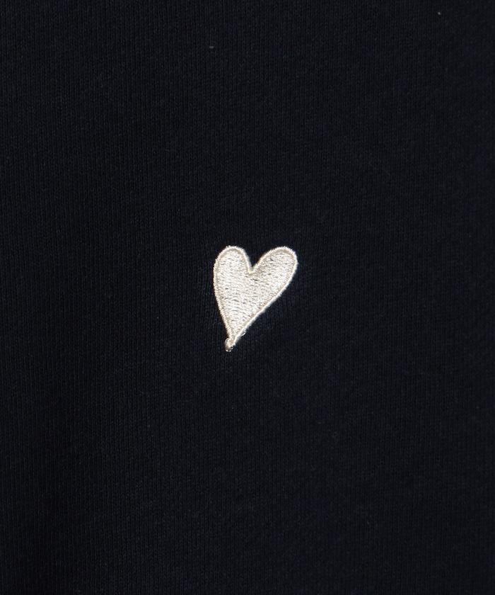 組合裝飾一點刺繡開衫/紐扣開衫