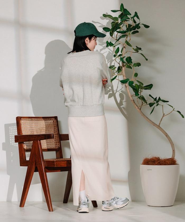 組合裝飾一點刺繡開衫/紐扣開衫