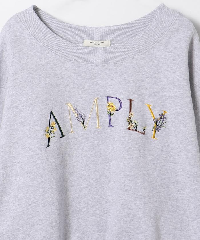 花刺繡logo短款衛衣