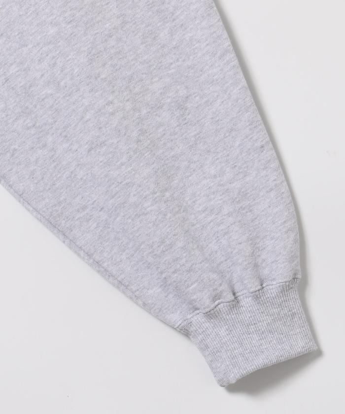 花刺繡logo短款衛衣