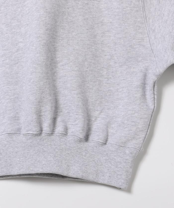 花刺繡logo短款衛衣