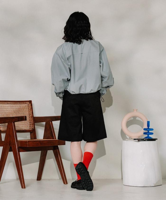 聯名 繫帶褶襉半褲