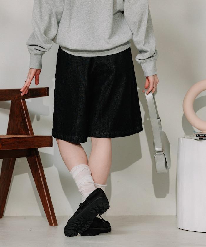 聯名 繫帶褶襉半褲