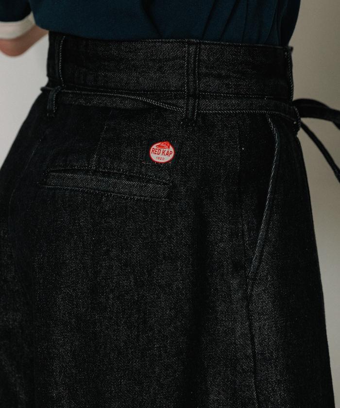 聯名 繫帶褶襉半褲