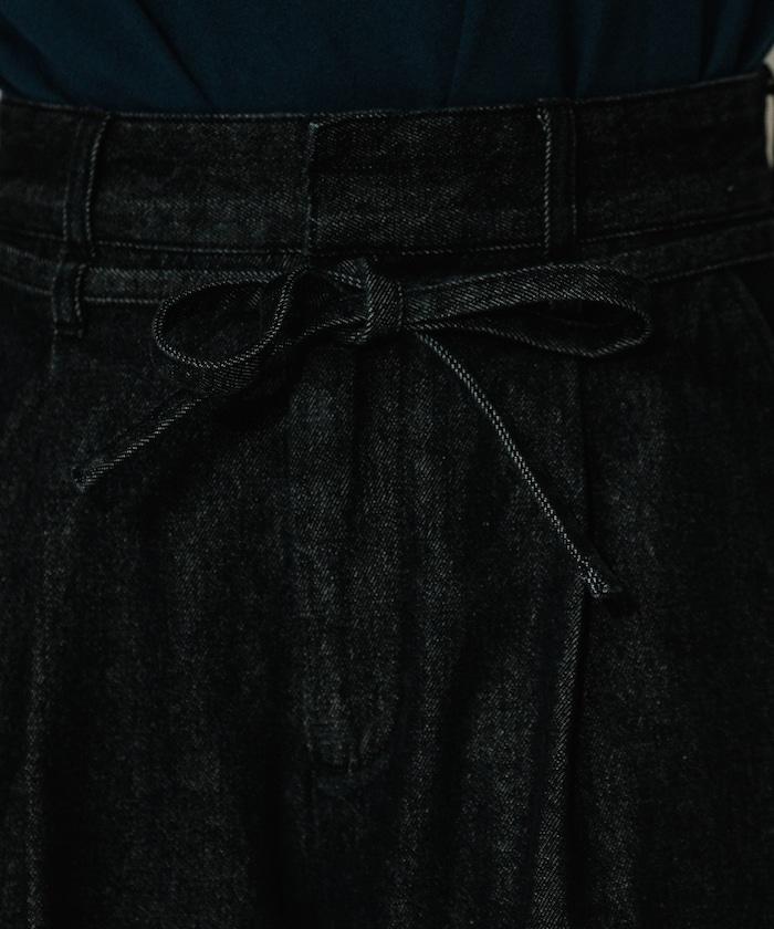 聯名 繫帶褶襉半褲