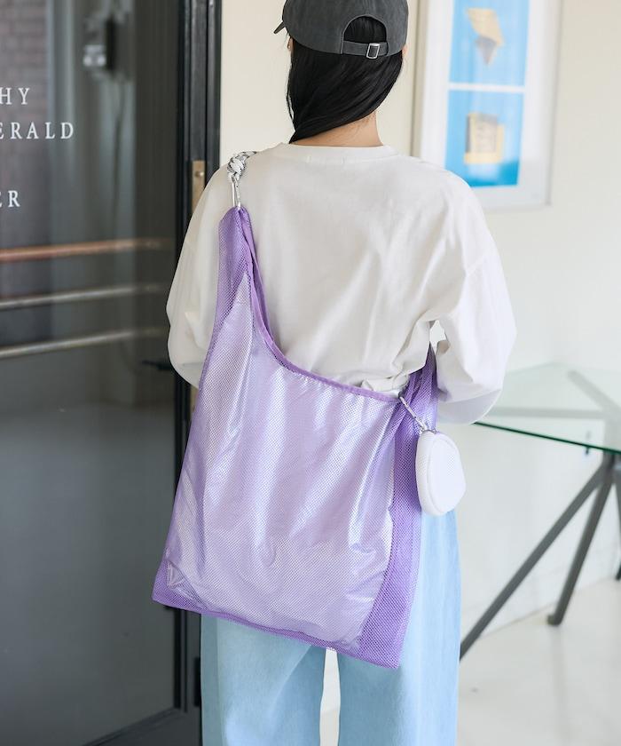 編碼肩 超薄網眼疊層包