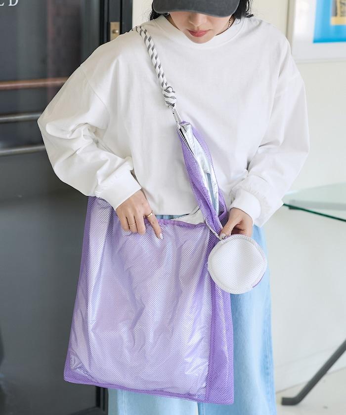 編碼肩 超薄網眼疊層包