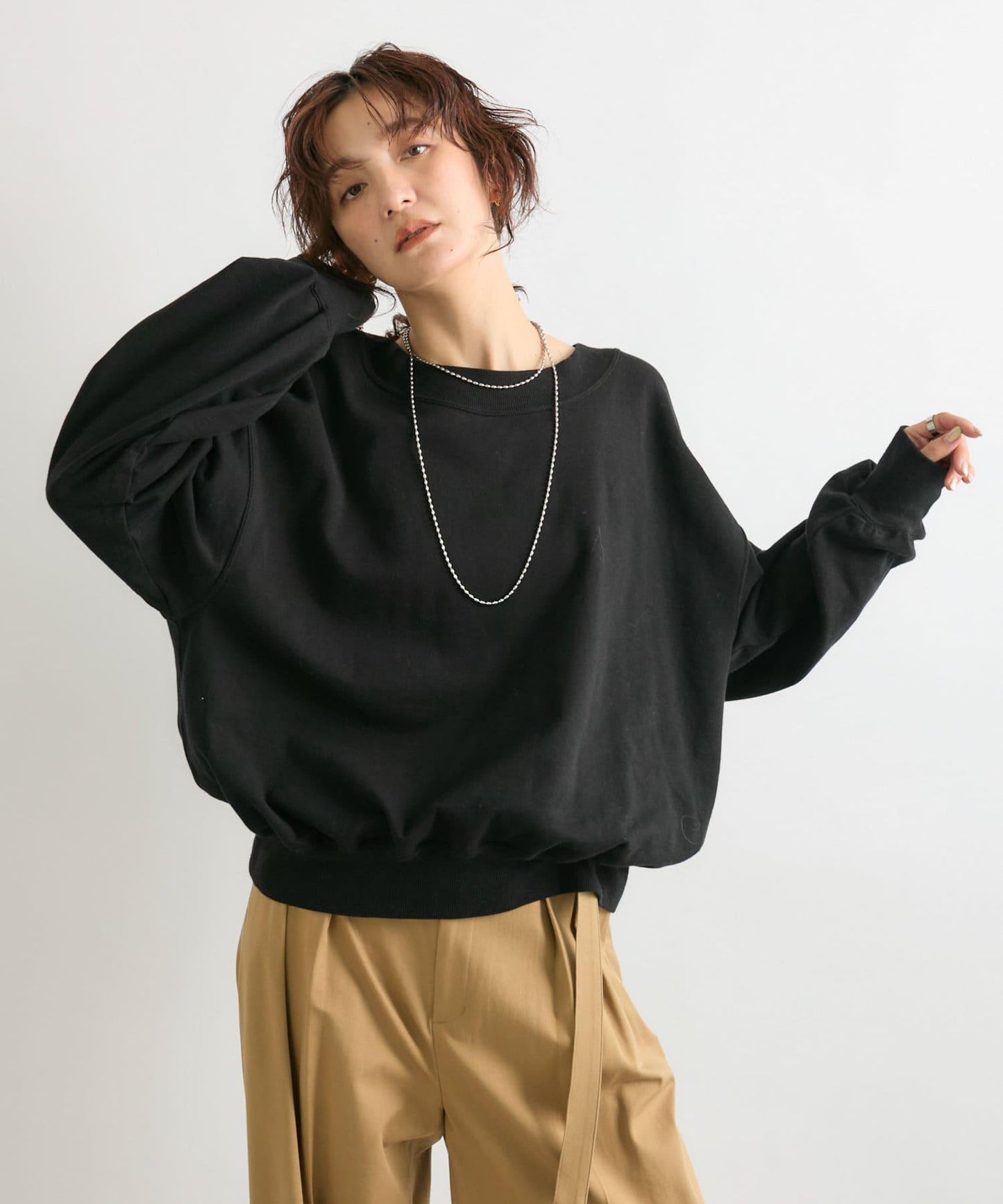 【R.good(艾爾·句點·古德)】橢圓形球長項鍊