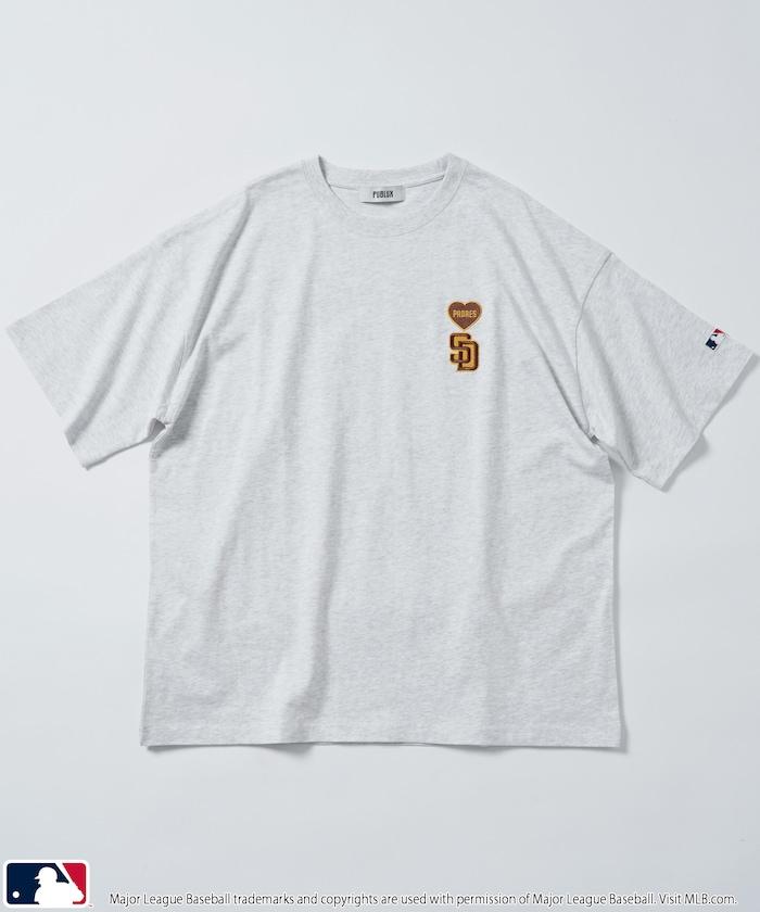 聯名 MLB 心形標誌刺繡T恤