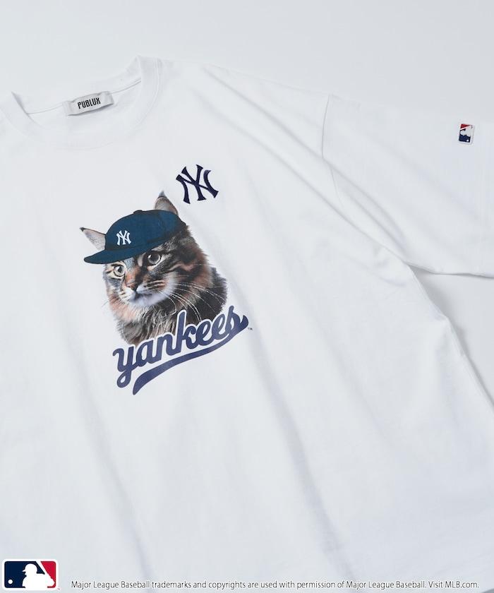 聯名 MLB 動物印花T恤