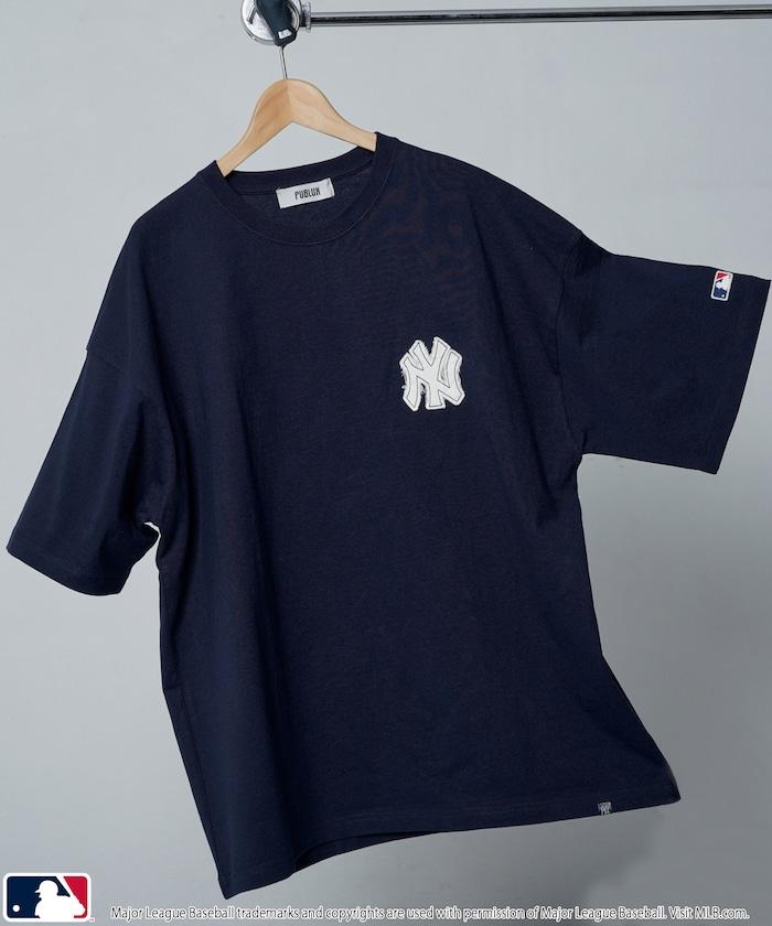聯名 MLB 損壞徽章logo T恤