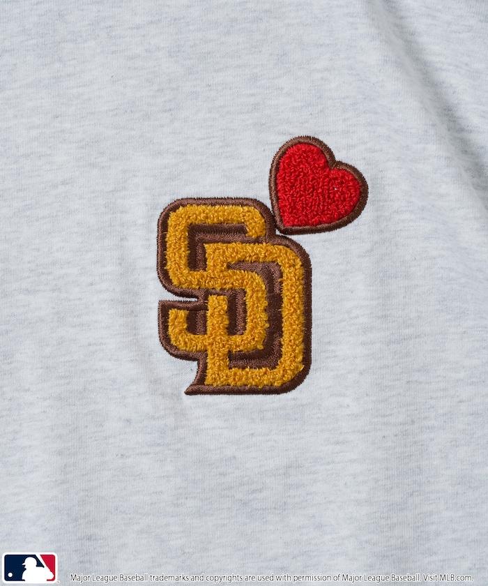 聯名 MLB 心形標誌相良刺繡T恤