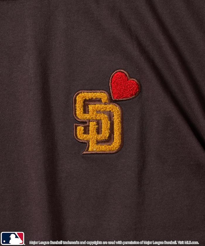 聯名 MLB 心形標誌相良刺繡T恤