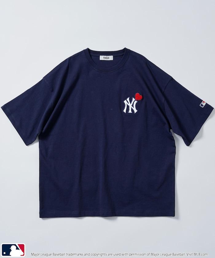 聯名 MLB 心形標誌相良刺繡T恤