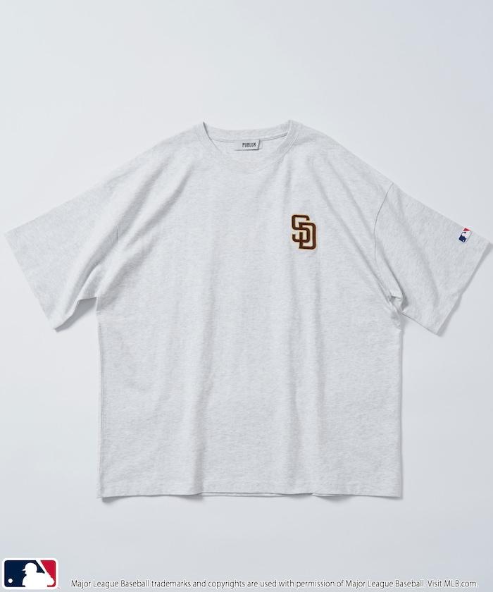 聯名 MLB 圓形標誌圖案T恤