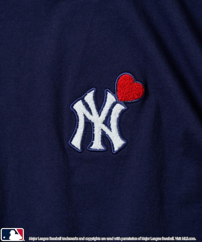 聯名 MLB 心形標誌相良刺繡T恤
