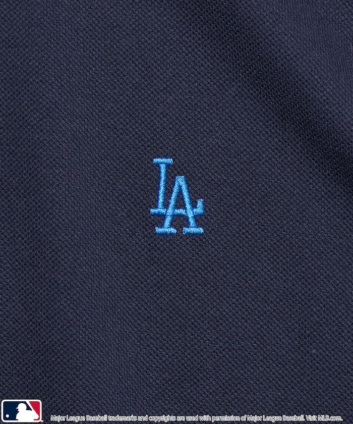 聯名 MLB 鹿子紋 立領短袖Polo衫