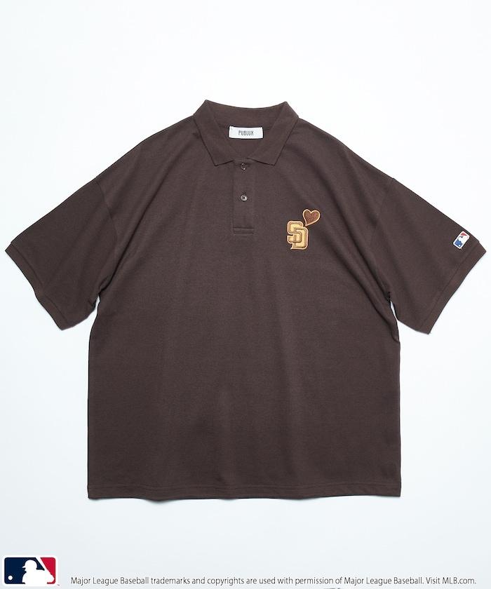 聯名 MLB 心形標誌刺繡Polo衫