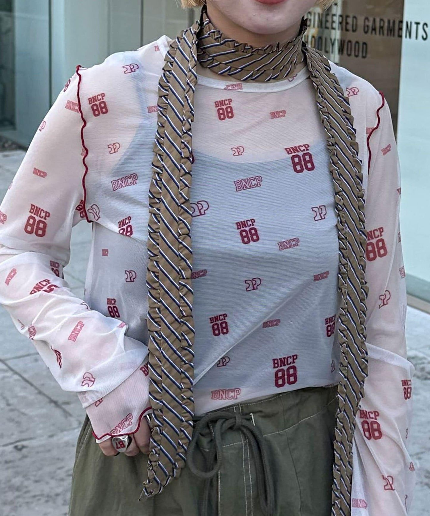 BNCP透明蕾絲上衣