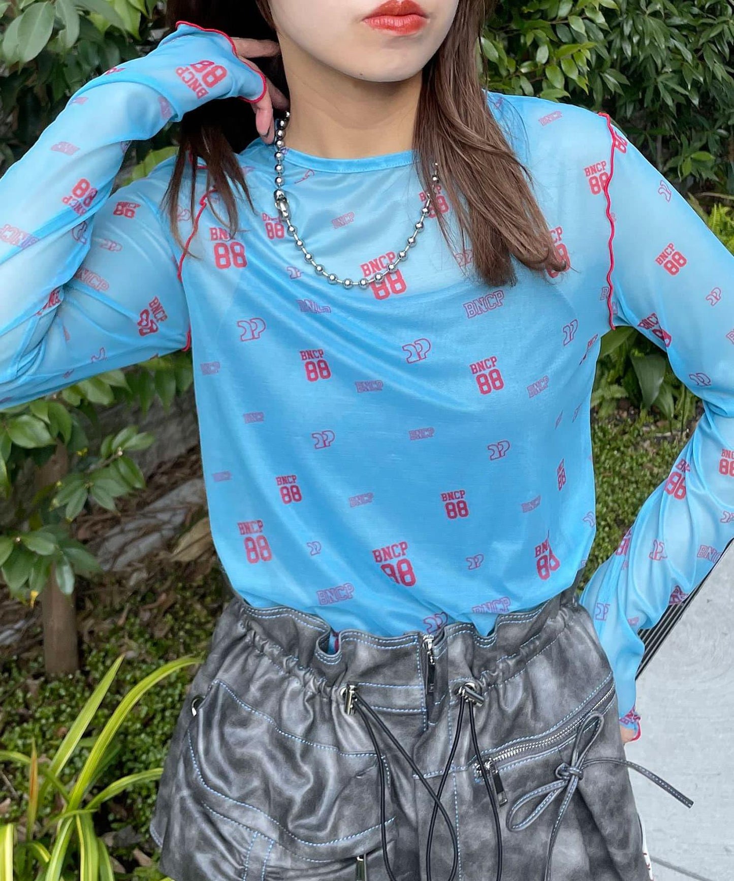 BNCP透明蕾絲上衣