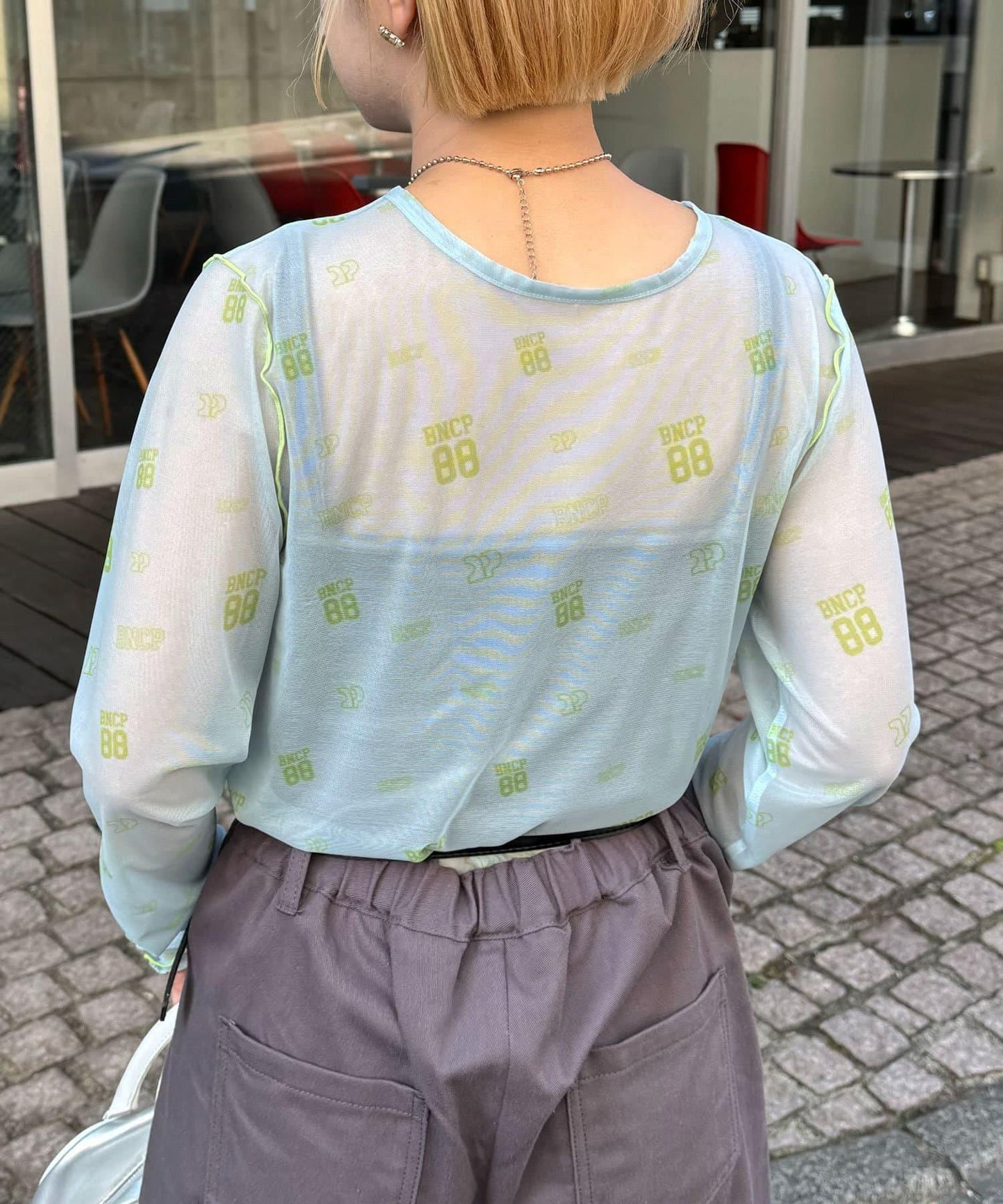 BNCP透明蕾絲上衣