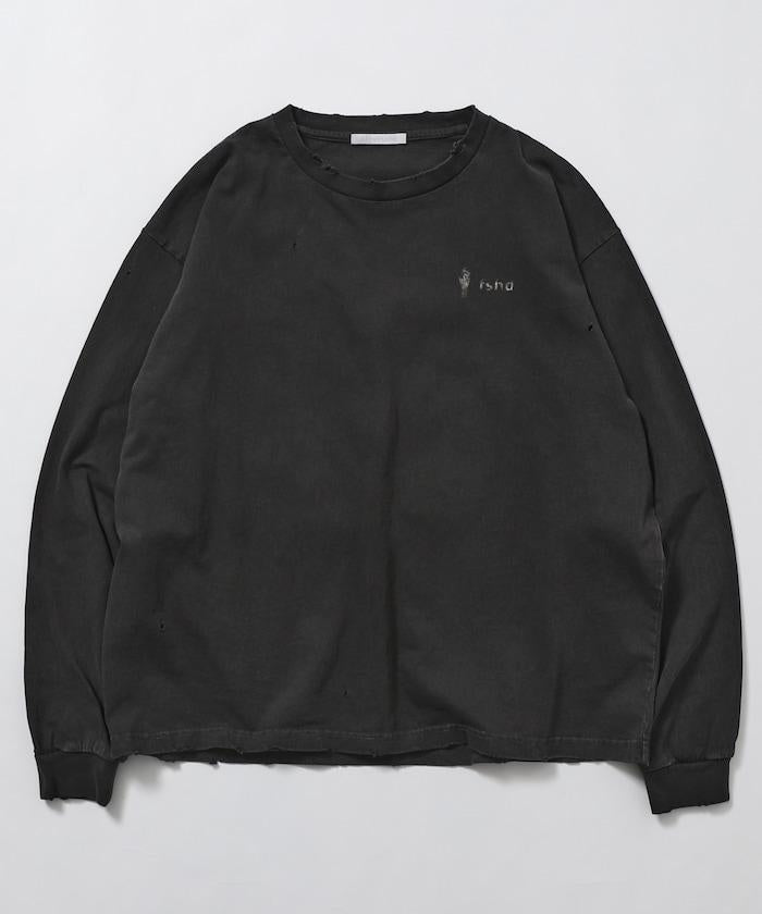 破壞長袖T-shirt