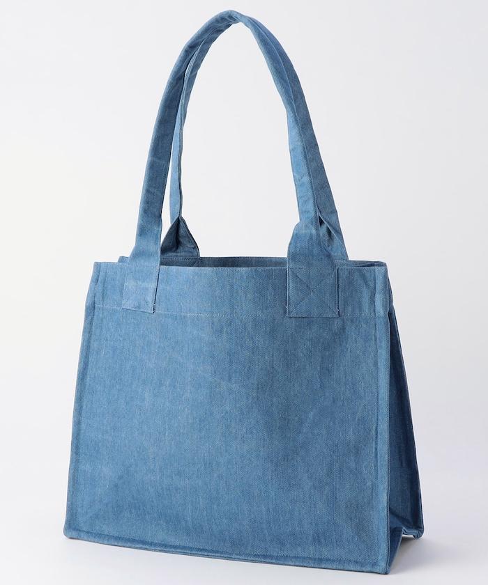 大號便攜購物袋 牛仔布 / A5599
