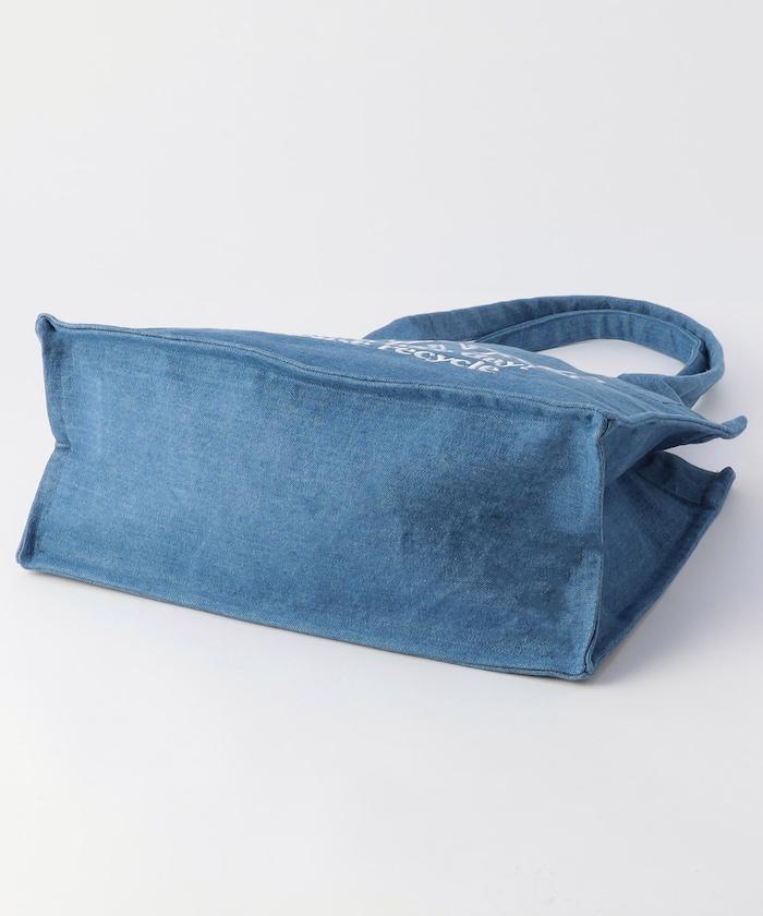 大號便攜購物袋 牛仔布 / A5599