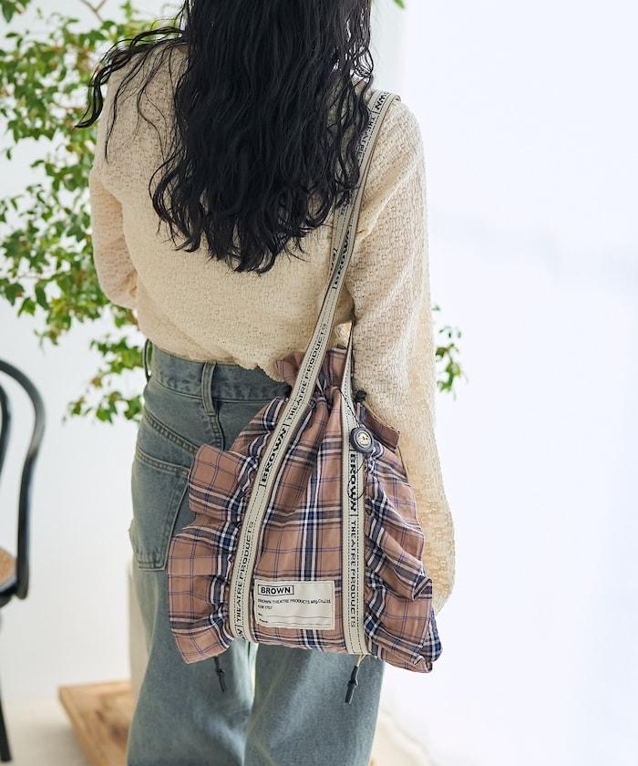 聯名重 格紋荷葉邊鞋包