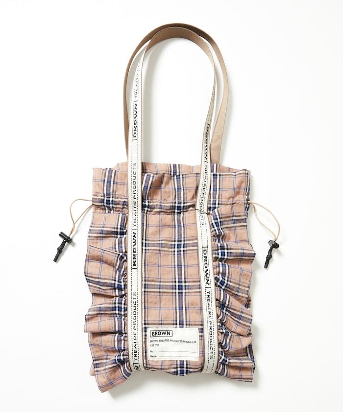 聯名重 格紋荷葉邊鞋包