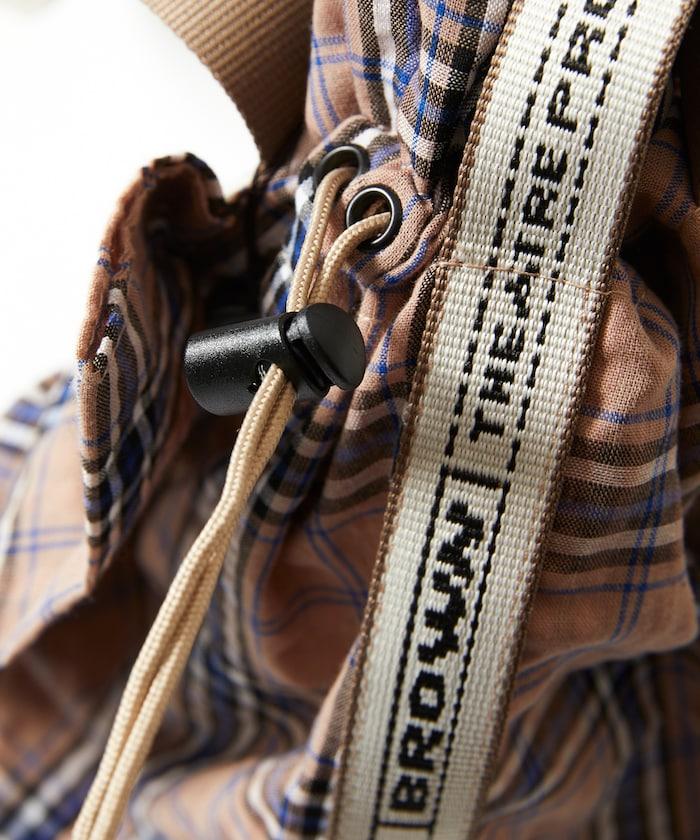 聯名重 格紋荷葉邊鞋包