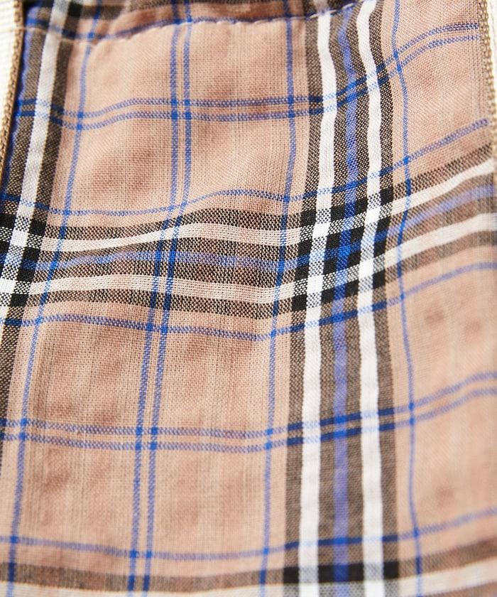 聯名重 格紋荷葉邊鞋包