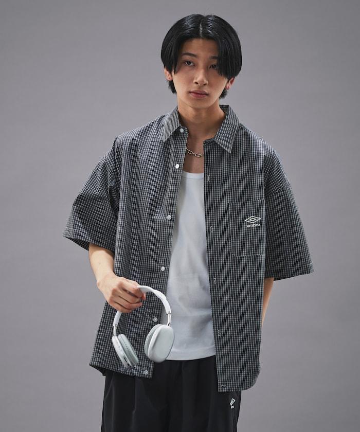 聯名 UMBRO 刺繡格子襯衫