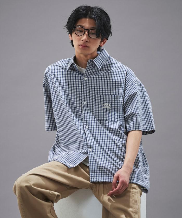 聯名 UMBRO 刺繡格子襯衫