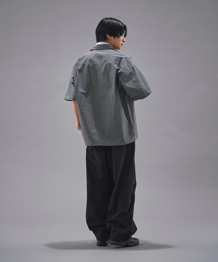 聯名 UMBRO 刺繡格子襯衫