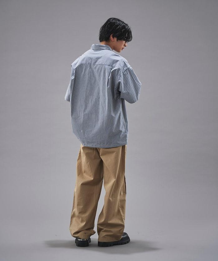 聯名 UMBRO 刺繡格子襯衫
