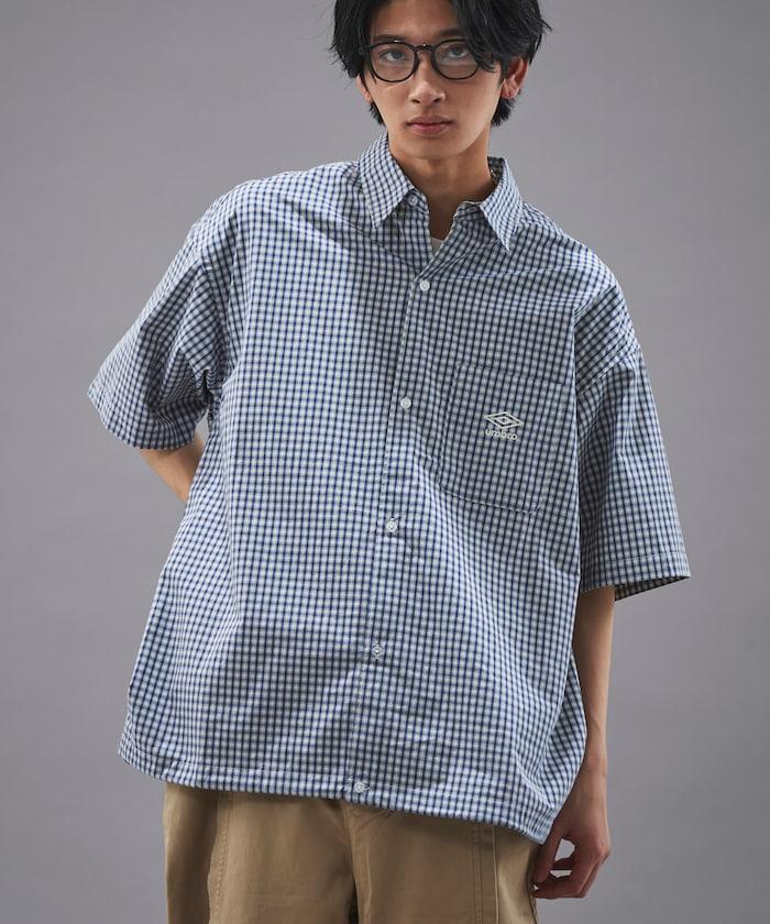 聯名 UMBRO 刺繡格子襯衫
