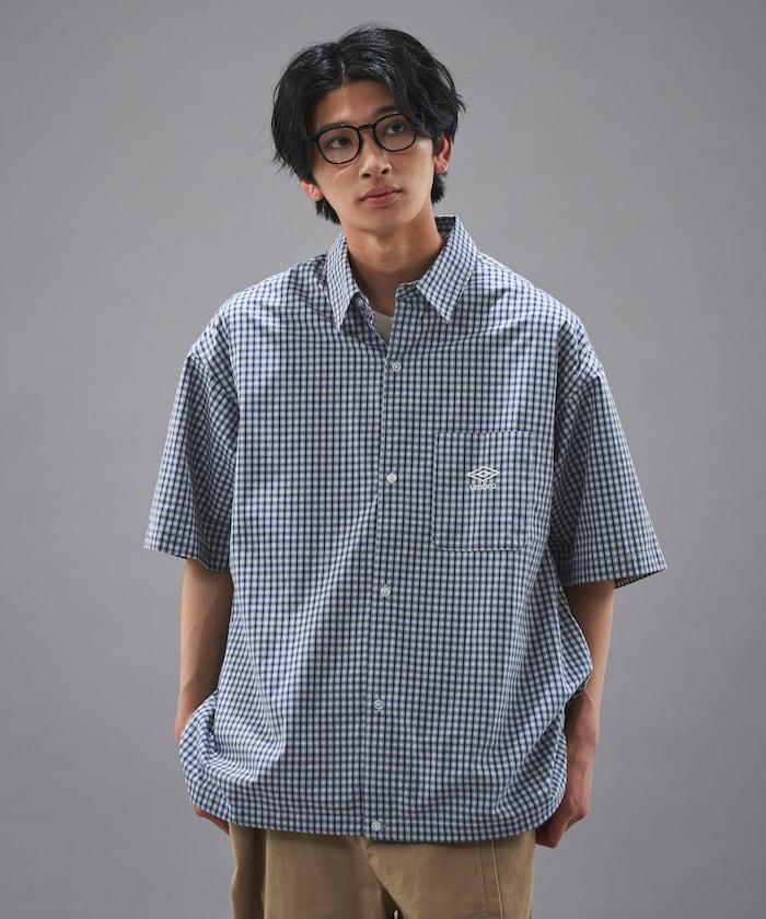 聯名 UMBRO 刺繡格子襯衫