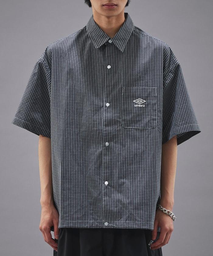 聯名 UMBRO 刺繡格子襯衫